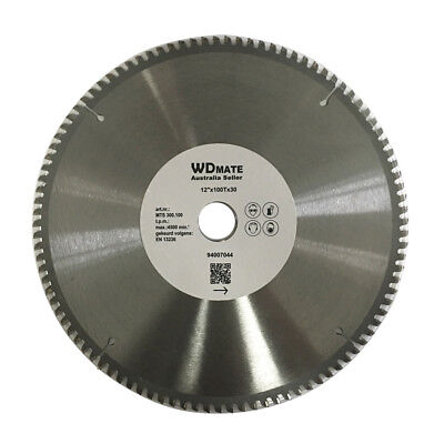 3x 300mm 100T Cutting Disc Circular Saw Blade Plastic Aluminium 30mm TCG 12"
