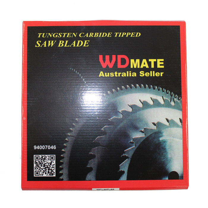 Wood Cutting Circular Saw Blade 250mm 40T 10  Wheel Hole60 TCT Cross Disc Timber