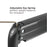 Brateck Dual Gas Spring Aluminum Monitor Arm Fit 17‘-35’ 10kg per screen VESA Standard
